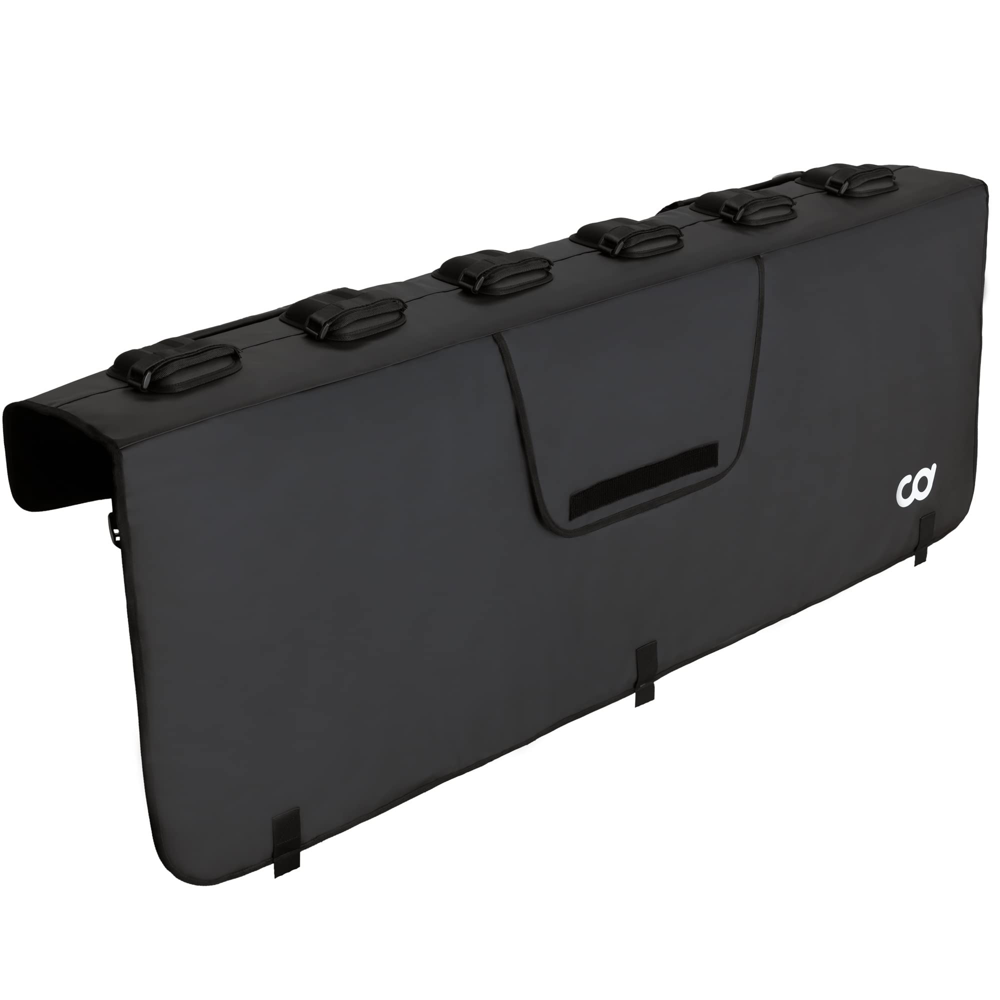 CyclingDeal Tailgate Bike Pad - Mountain Bike Carrier Bicycle Rack Cover Protection Mats for Pickup Truck - 61.8ââ‚¬Â Wide Fits up to 6 Bikes - with Tool Pockets