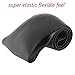 Steering Wheel Cover Auto Car Silicone Great Grip Anti-Slip Steering Cover for Diameter 36-38cm/13-15inch (Black)