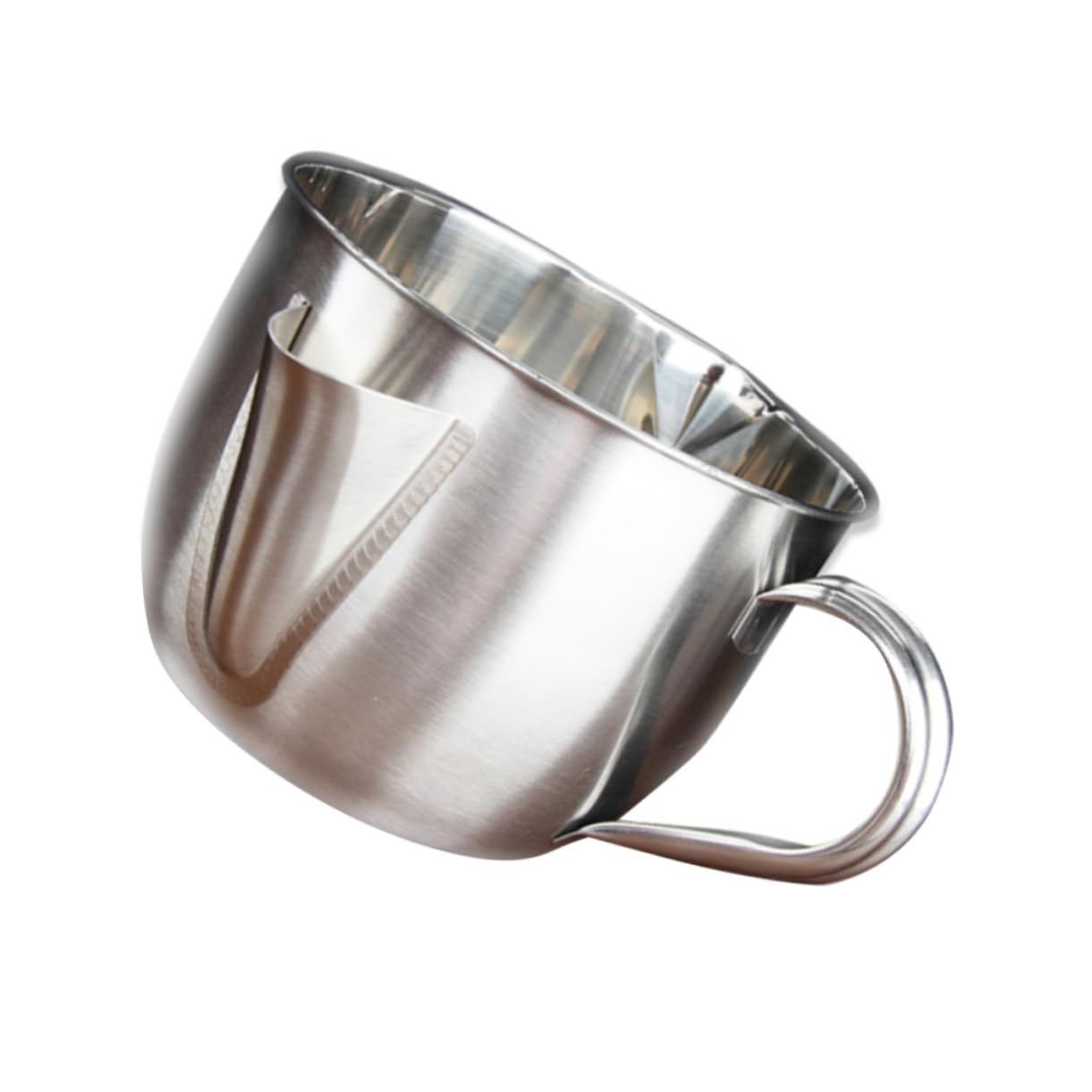 MYXJX oil dispenser, Shaped Nozzle Leak Resistant Grease Container for Kitchen Use Efficient Oil and Soup Separator for Fryin