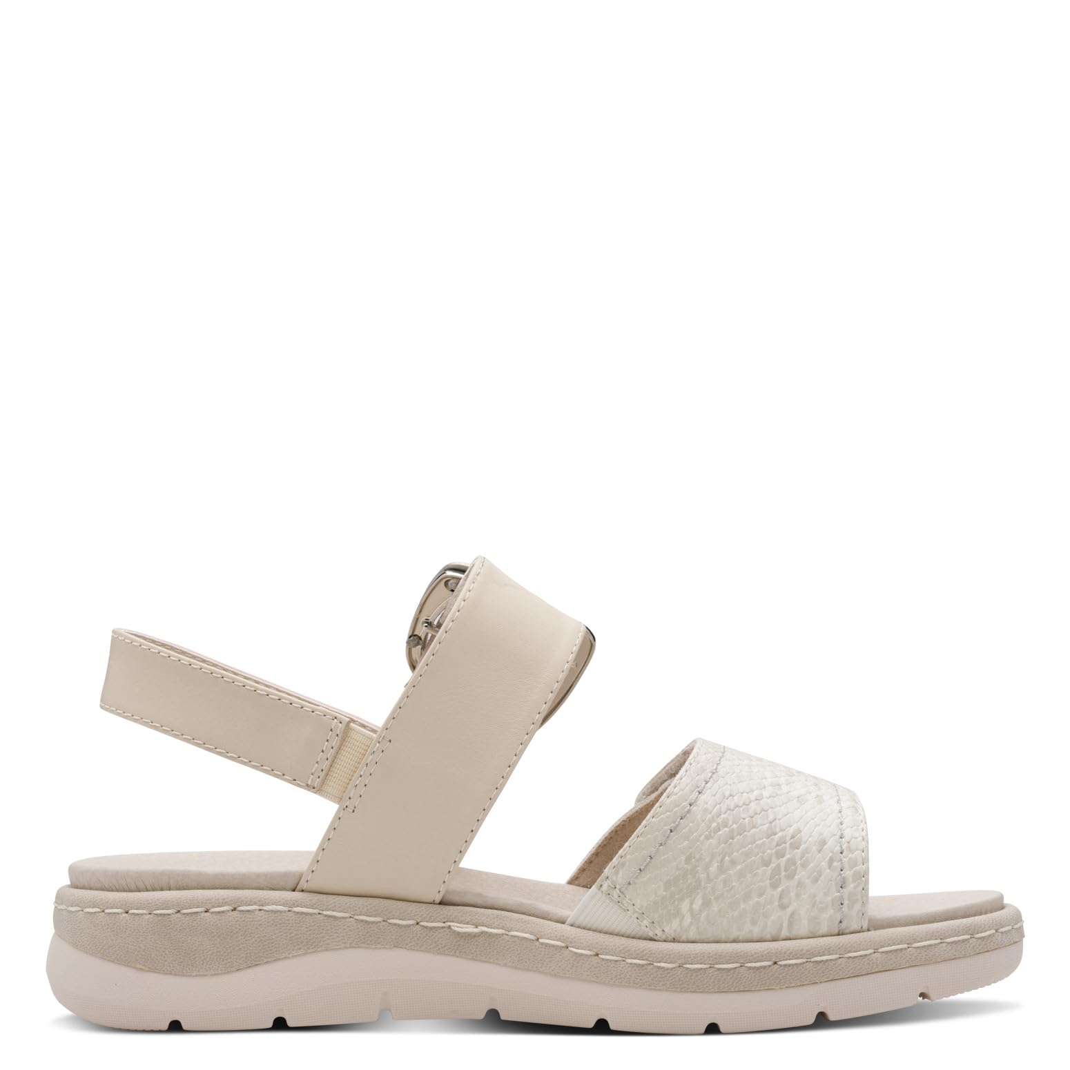 Jana Softline Leather Wedge/Plat Sand 8-28701-46, Sandali Bassi Donna