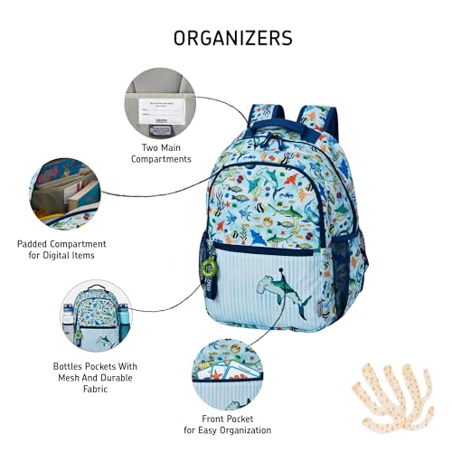 Image of ZOOKEEPER School Bag for Boys & Girls 8-10 Years Lightweight, Water Resistant Kids Backpack for School & Travel Spacious, Durable, Premium YKK Zippers Comfortable Design (Large, 25L)