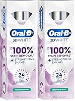 Oral-B 3D White Lasting Freshness Blast Whitening Toothpaste 95g (Pack of 2)