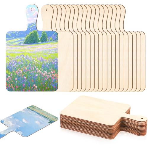 36 Mini Tablas De Cortar De Madera Para Manualidades