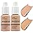 2 Pack PHOERA Foundation 103 Warm Peach and 104 Buff Beige,Soft Matte Oil Control Liquid Foundation.
