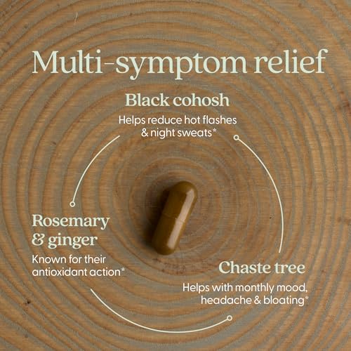 Image of New Chapter Menopause Supplement - Estrotone Herbal Hormone Balance for Women in Perimenopause, with Black Cohosh for Hot Flash Relief & to Reduce Night Sweats + Vitex, No Added Hormones - 30 ct