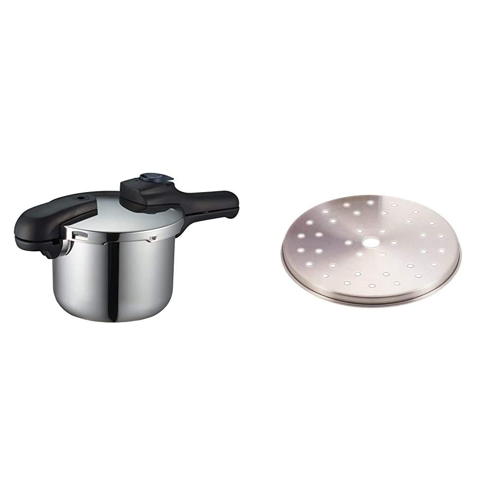 Amazon｜パール金属 圧力鍋 3.5L IH対応 3層底 切り替え式 レシピ付