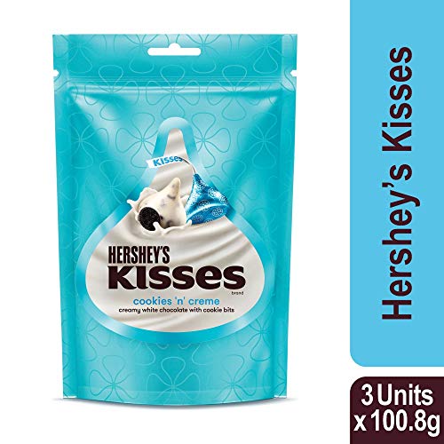 Image of Ferrero Rocher Moments,(Box of 24 Units), 139.2 g & Hershey's Kisses Cookies n Creme Chocolate, 100.8g (Pack of 3)
