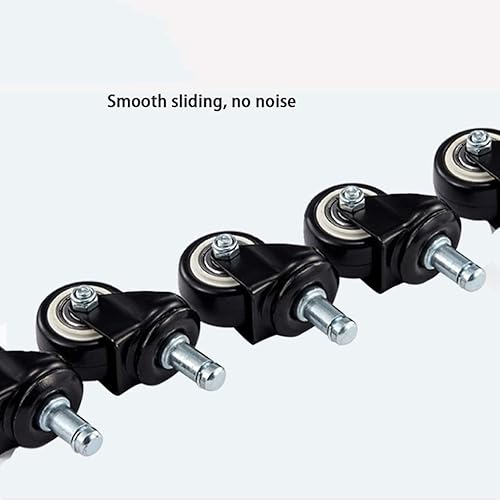 Miniatura 4 de NEVRAH Taburete de bar giratorio para peluquería, taburete especial de polea para salones de belleza, barbería, peluquería, manicura, corte de