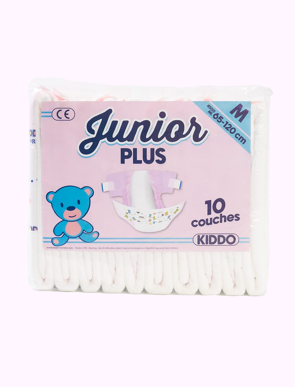 Kiddo Junior Plus Windeln, 4500 ml, 10 Stück