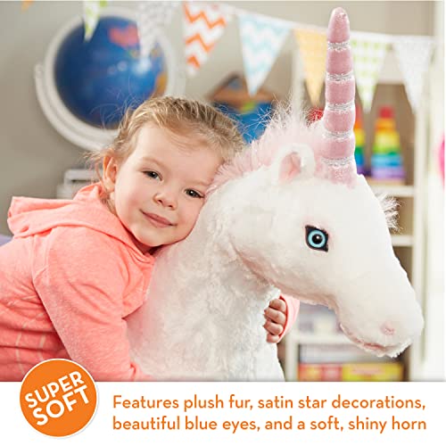Melissa & Doug 8801 Giant Unicorn - Lifelike Stuffed Animal thumb #1
