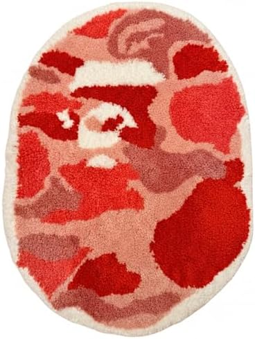 Bape Rug for Cool Room Decor – 28" x 20" Soft Microfiber Cute Mat...