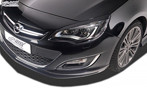 Paupières de phares auto RDX adaptées pour Opel Astra J berline et break 2009 à 2015