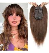 Flufymooz Real Human Hair Toppers for women