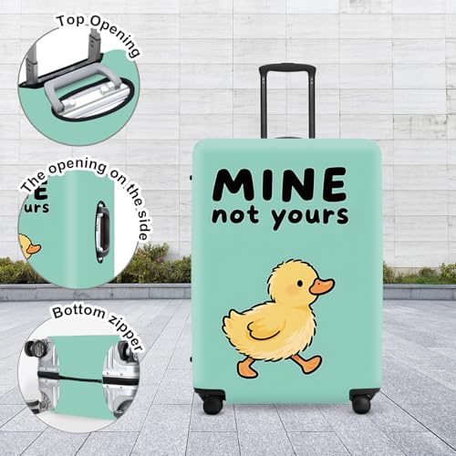 Image of Luggage Cover, Washable Suitcase Cover, Suitcase Protector Anti-scratch Bag cover Fits 18-32 Inch Luggage (Duck, XL(32 inch-34 inch Suitcase))
