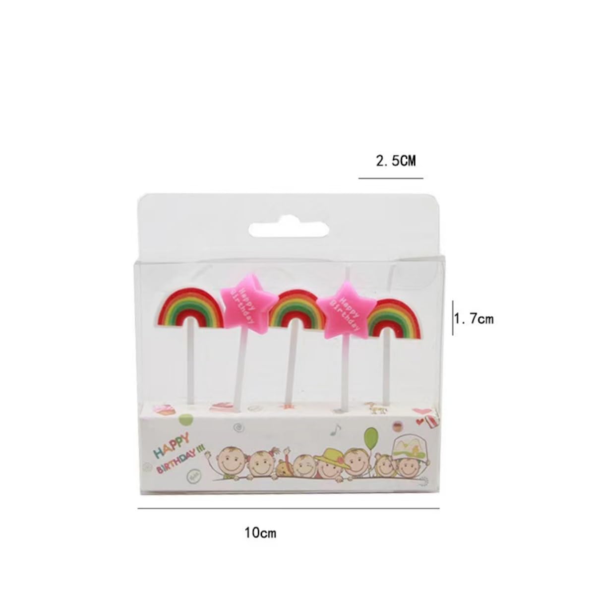 LiJuanWang Bougies à Gâteau,10 Pièces Party Deco Bougies Foot