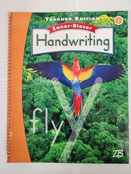 Unknown Binding ZANER-BLOSER TEACHER EDITION GRADE 1 HANDWRITING Book