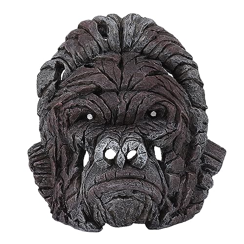 Decoración de sala de estar con escultura de cabeza de gorila artística 6