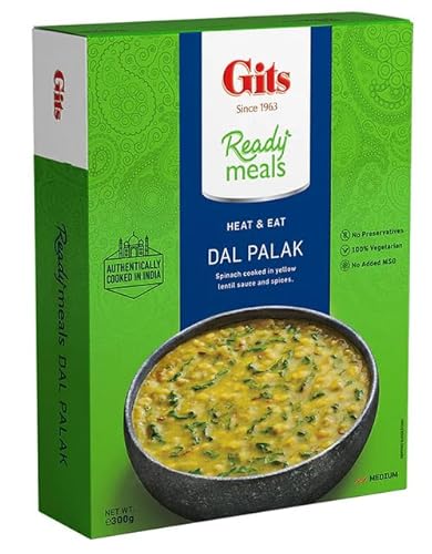 _pN h 300g Mbc gg Ƃق񑐂̃J[ Dal Palak Ready Indian Curry Ch CX^g ȒP xW^A (300g×20, h/Medium Hot)