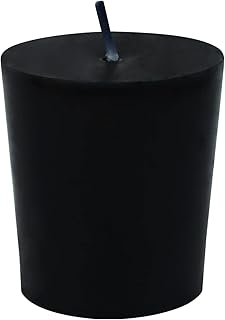 Zest Candle 12-Piece Votive Candles, Black
