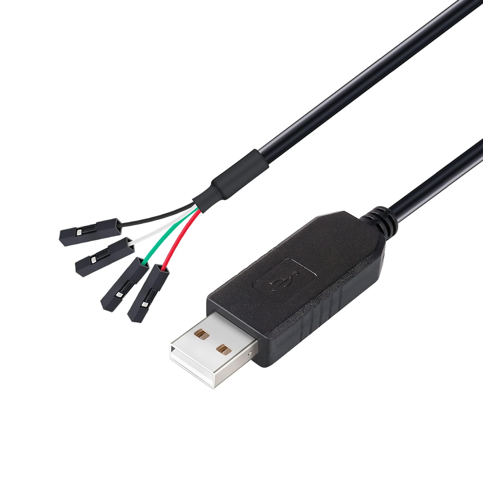 Techtonics FTDI USB to TTL Serial Converter Charging Adapter Cable 3.3V TX RX Signal Female Socket PL2303 Prolific Chip TA Download Cable Windows 10 8 7 XP Vista (Black, 3ft) (B08MD2GRPH) Amazon Price History, Amazon Price Tracker