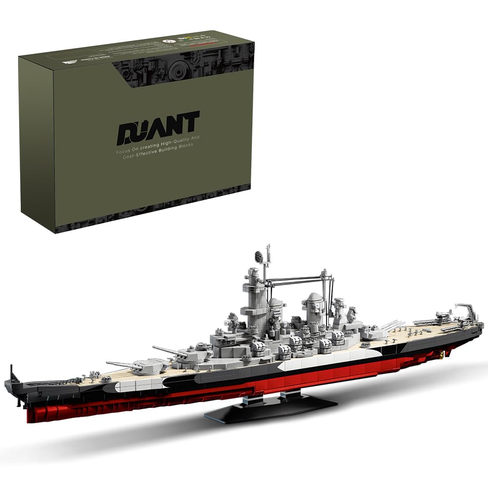 Amazon.com: DUANT Missouri Battleship BB-63 Building Block Kit