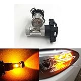 GFJMC 2 Amber Yellow Error Free CREE PY24W 5200s High Power LED Bulbs Turn Signal Bulb for BMW E90/E92 3 F10/F07 5 Series E83/F25 X 3 E70 X 5 E71 X 6 Z4