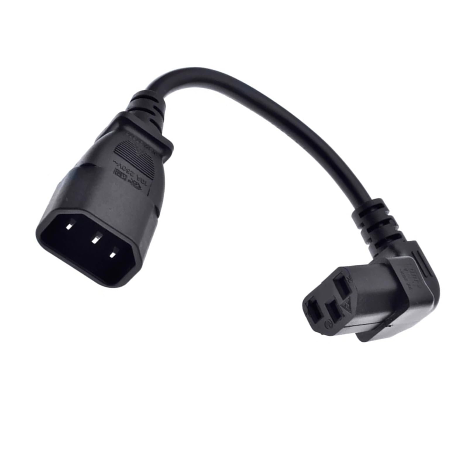 高級AET製 電源ケーブル 3ピン IEC C13 約1.9m ロジウム端子 楽天市場】電源用 直角変換ケーブル 3Pプラグ用 1200Wまで対応