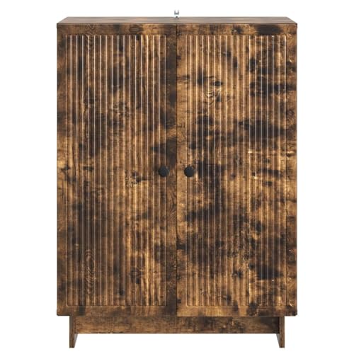 Comoda de madera con 2 puertas y amplio almacenaje interior 6