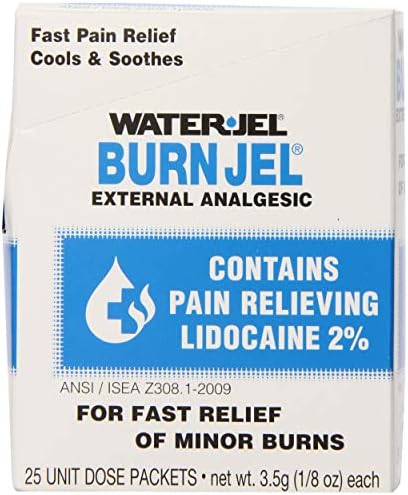 Water-Jel Technologies - 600U-1 3.5 Gram Unit Dose Packet Burn Jel Topical Gel (25 Per Box)