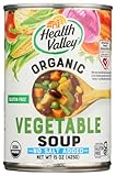 Health Valley Organic Vegetable Soup, No Salt, 15 oz, 3 pk