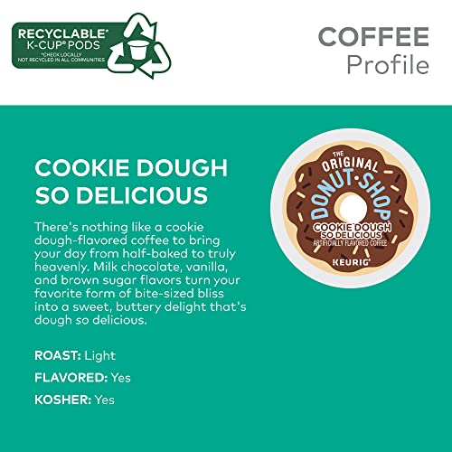 The Original Donut Shop Cookie Dough So Delicious, Keurig Single Serve K-Cup Pods, Flavored Coffee, 72 Count - image 3