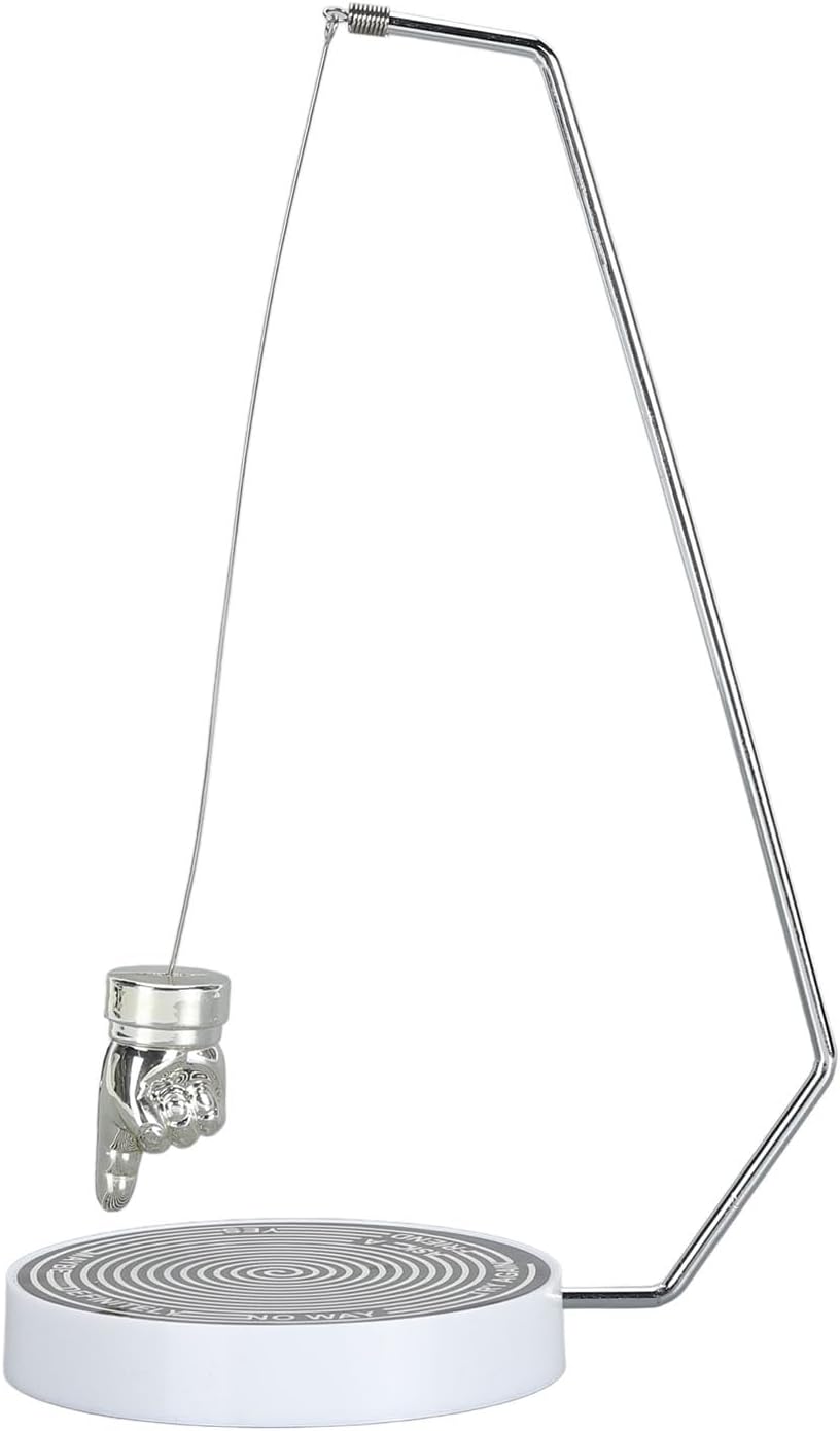 Magnetic Resolution Maker with Swinging Finger, Enjoyable Dynamic Desktop Toy Cool Workplace Desk Gadget for Stress Reduction House Examine Workplace