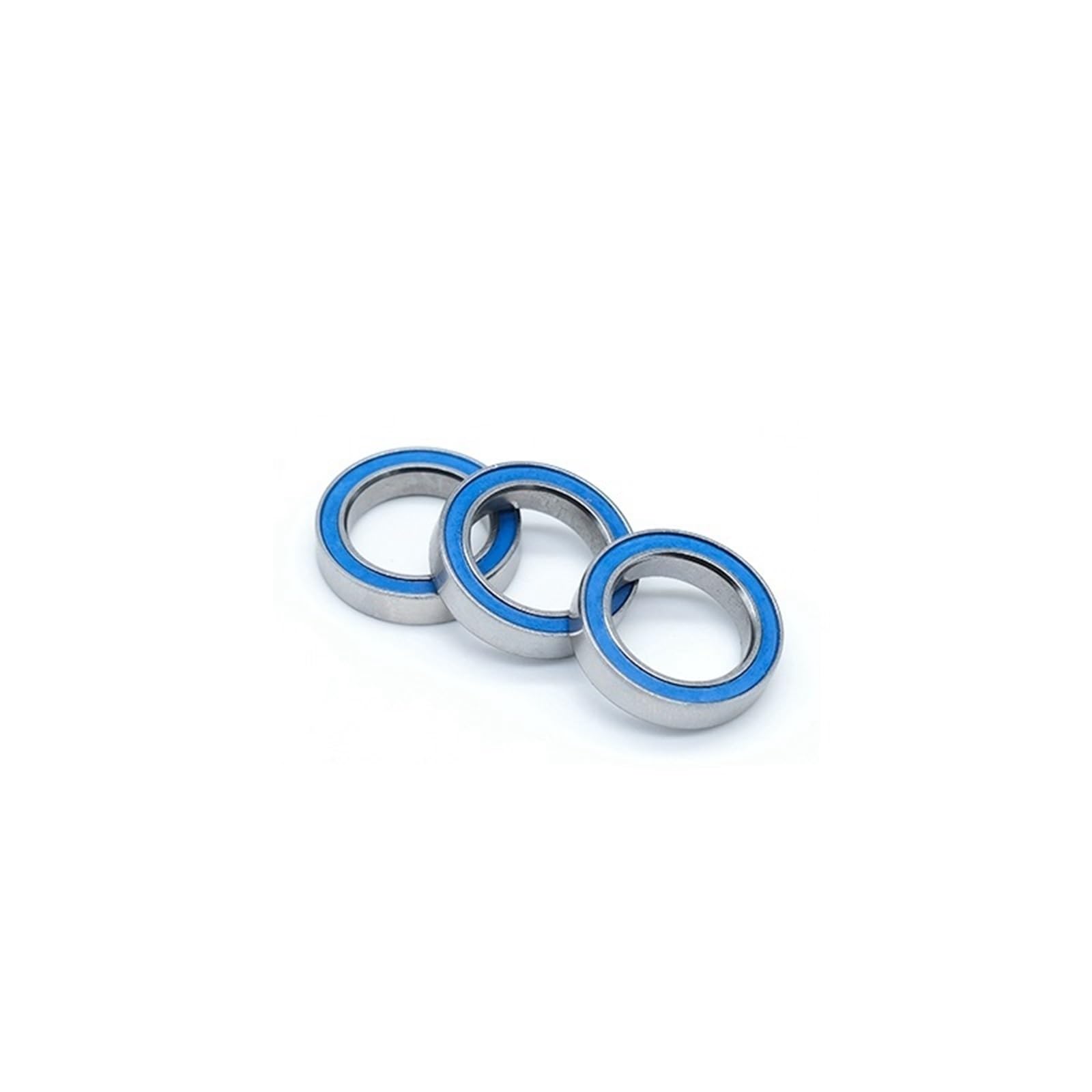 1 szt. MR83 2RS 3x8x3mm chromowane stalowe łożyska kulkowe z niebieskimi gumowymi uszczelkami Miniaturowe łożysko do samochodu RC MR83RS