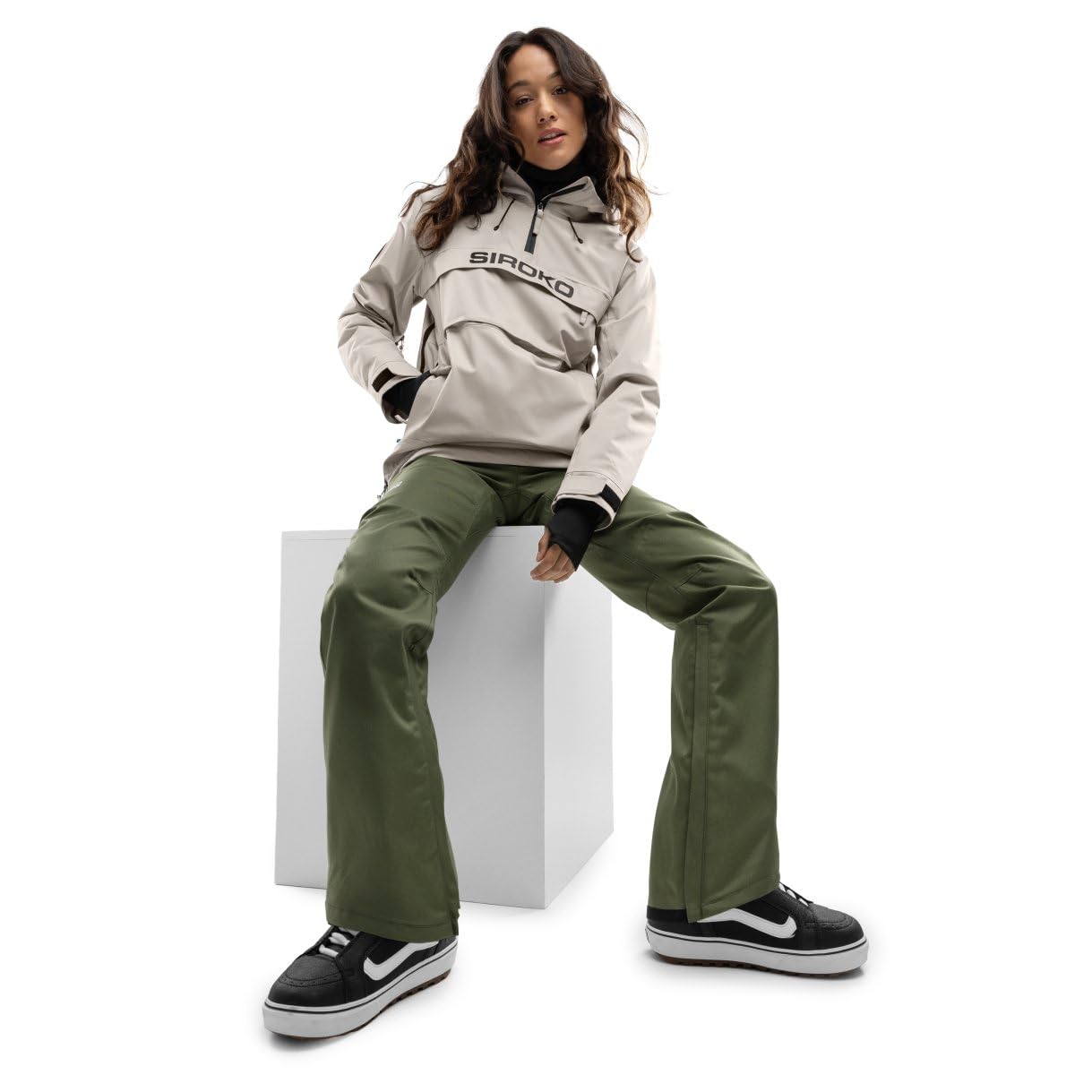 SIROKO - Pantalons de Snowboard Hardshell pour Femme P2-W Taiga