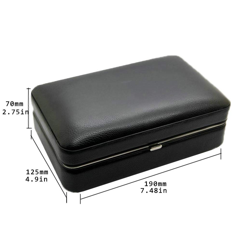 sigari in Legno di Cedro Porta sigari in Pelle Porta sigari Portatile Accessori per Sigarette Scatola di immagazzinaggio umidificatore da Viaggio Regali