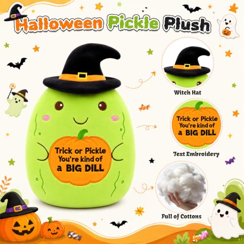 Image of Halloween Plush - Pickle Stuffed Animal,Pickle Halloween Stuffed Animal