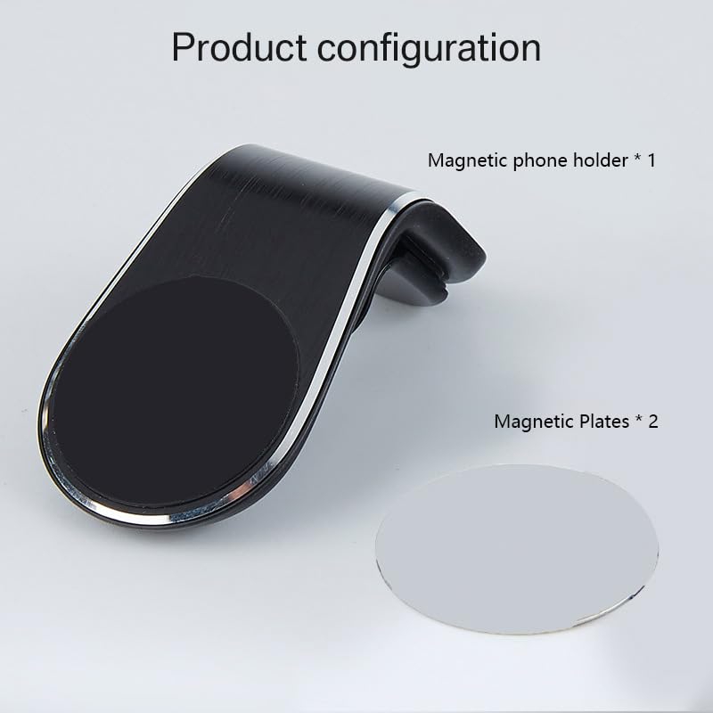 OUTMX Magnetyczny samochodowy uchwyt na telefon komórkowy do Toyota GR86 2022-2025, 360 regulowany uchwyt bazowy, automatyczny magnes do wentylacji, uchwyt na telefon komórkowy, czarny