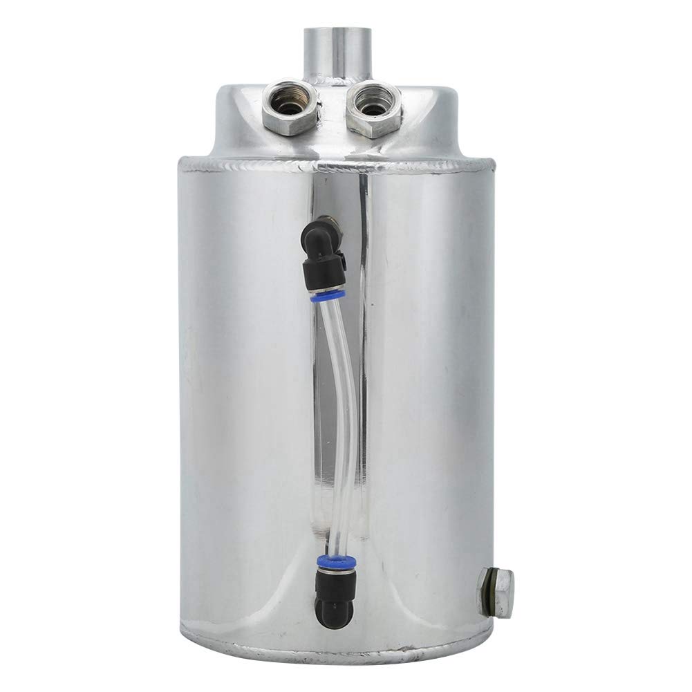Tanque De Almacenamiento De Combustible De Motor Universal De 2L, Depósito De Lata, Filtro De Ventilación, Lata De Captura De Aceite De Motor, Aleación De Aluminio Para Automoción