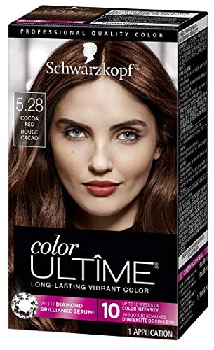 Schwarzkopf Color Ultime Hair Color Cream, 5.28 Cocoa Red (Packaging May Vary)