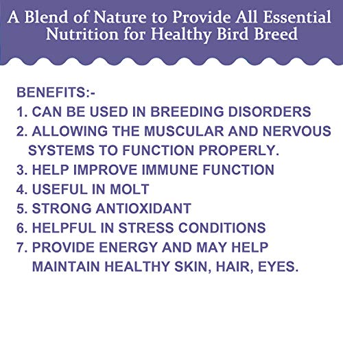 Image of Pet Care International (PCI) Bird Supplement Ferti Plus, A Blend of Nature to Provide All Essential & Vital Nutrition for Healthy Bird Breeding Healthcare (100ML, Ferti Plus)