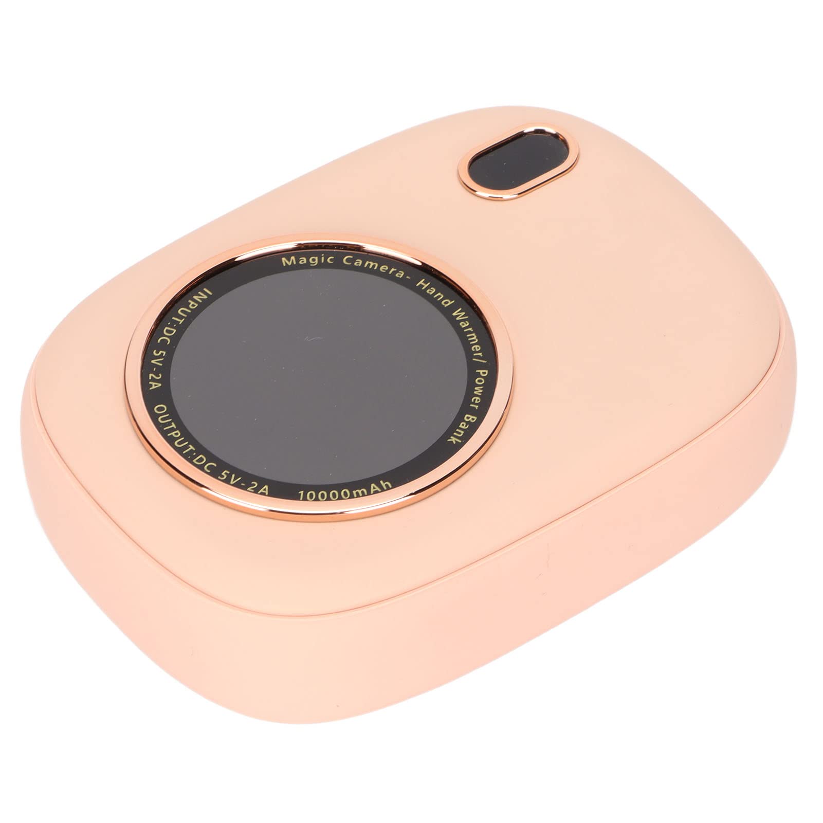 Scaldamani Incurvi, Scaldamani Ricaricabile 10.000 mAh con Display LED, Calore Durevole 8-12 ore, Giorni di Neve in Inverno, Campeggio, Ufficio Interno