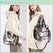 Imagen de Zyiphor Bolso Transparente Mujer Trabajo PVC Bolso Transparente Bolsa a Tracolla Transparent Bolso Bandolera Transparent Impermeable para Estadios