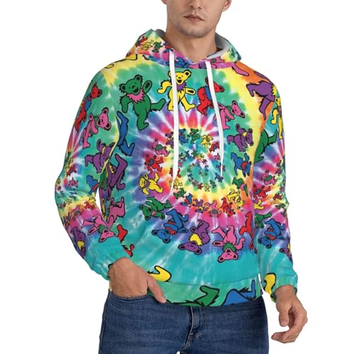 Sweat à capuche sweat-shirt unisexe avec poche motif original ourson dansant