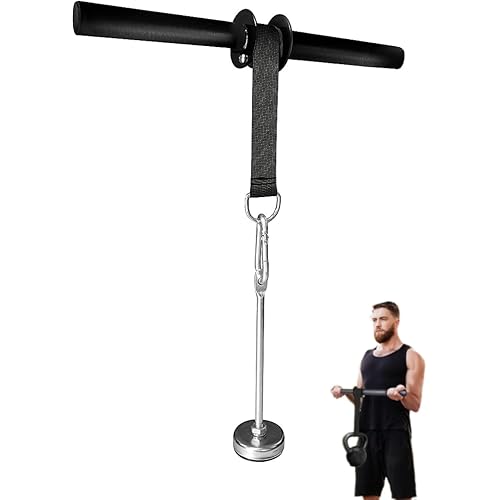 Yes4All Wrist and Forearm Blaster - Wrist Roller & Forearm Roller for Training, Workout - Wrist/Arm Blaster - Fit 1-inch Standard & 2-inch Olympic Weight Plates