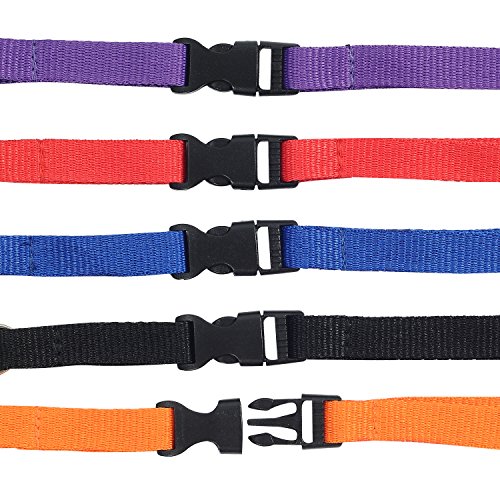 wisdompro 10 Pcs Neck Strap Lanyard, 22 Inch Polyester Office Lanyard with Swivel Clip and Detachable Buckle for Phone Camera - Image 3
