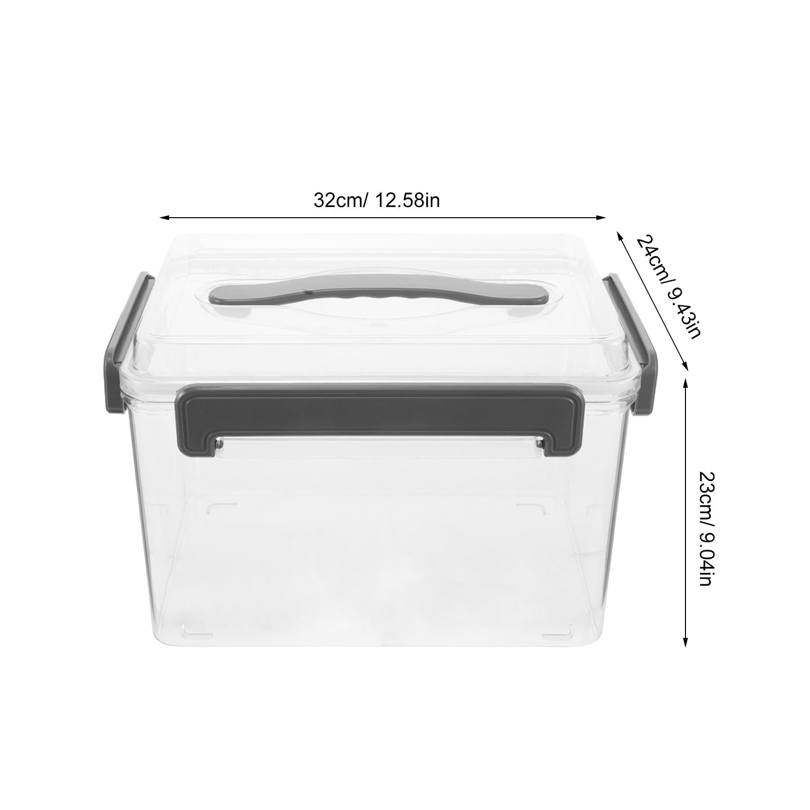 Toyvian Acryl Vitrine Objektiv Organizer aus Acryl und Kunststoff Transparent Stoßfest für Digitalkamera Objektive und Filter für Fotografen im Studio und Draußen