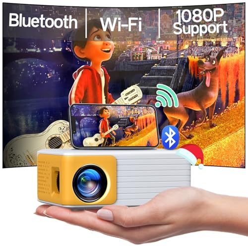 Mini Proiettore WiFi Bluetooth, YOTON Y3 Portatile Proiettore 15000 Lumens, Videoproiettore 4K...