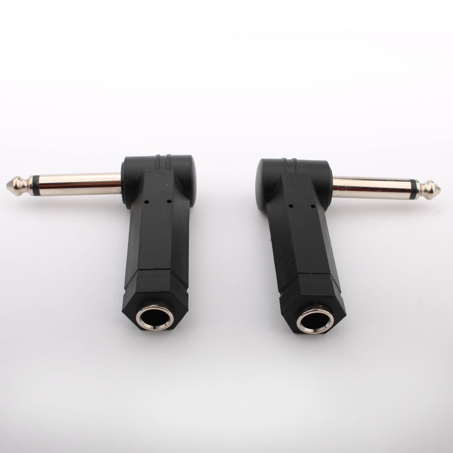 4 Pezzi 6,35 Mm 1/4 Pollici Stereo TRS Spina Per Charra Ad Angolo - Foto 7