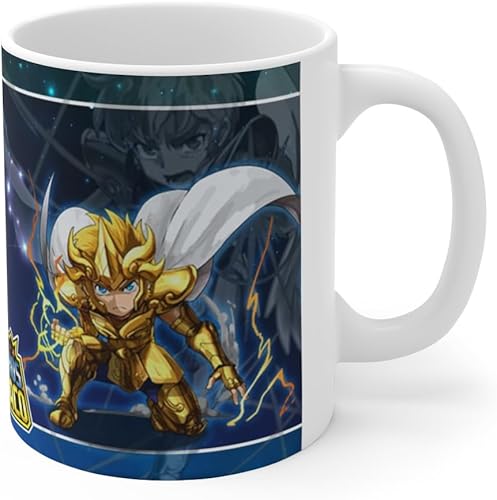 Leo, Los Caballeros del Zodiaco, Taza de Cerámica 11 Oz