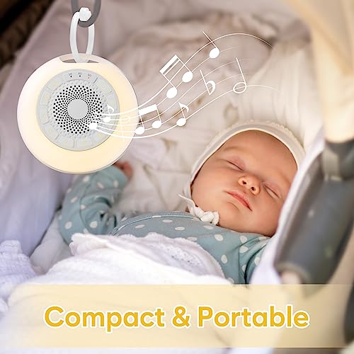 Machine à bruit blanc portable bébé avec veilleuse et 26 sons